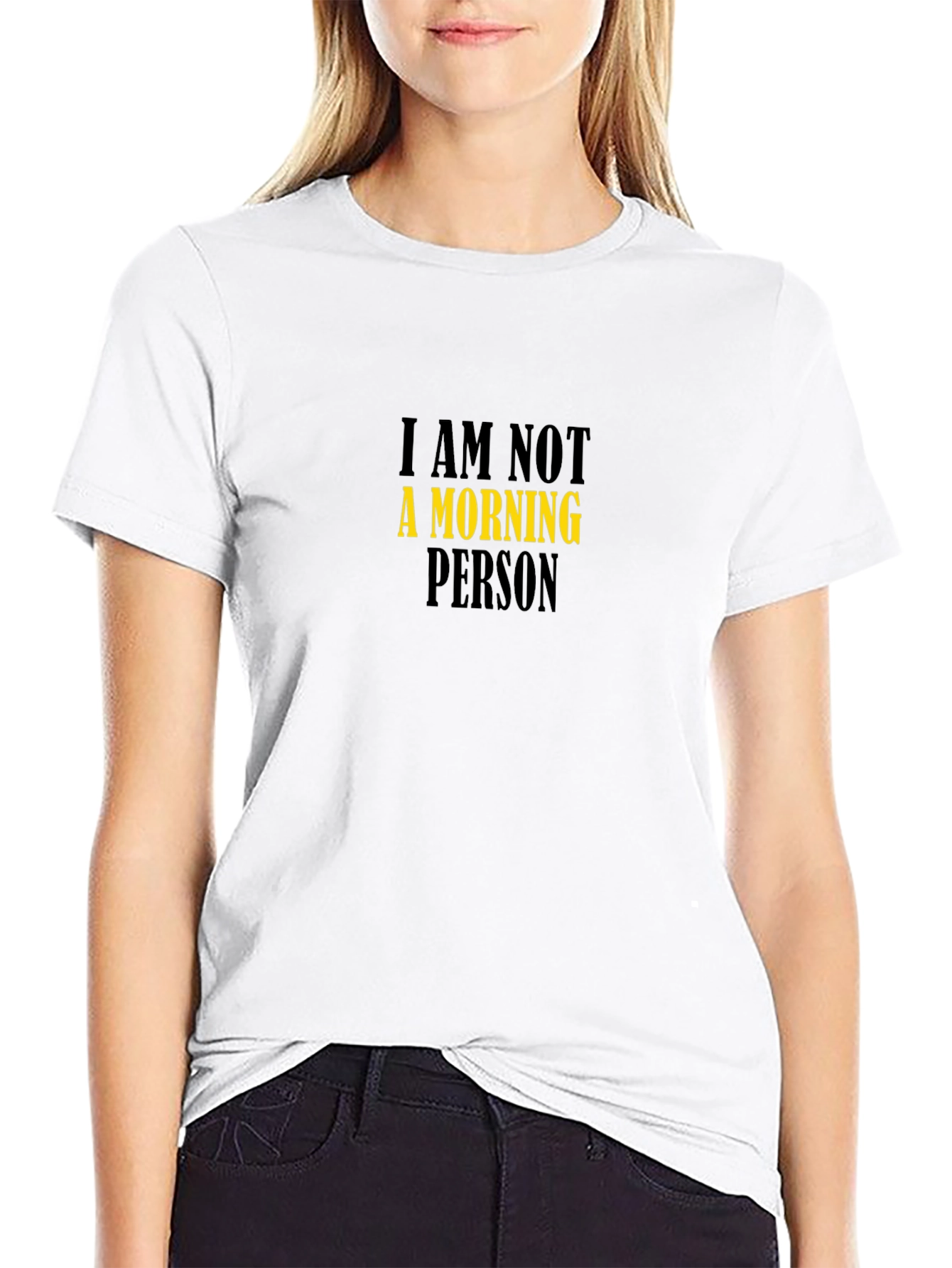 I Am Not A Morning Person Graphic T-Shirt