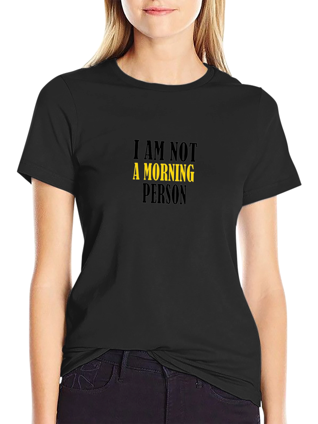I Am Not A Morning Person Graphic T-Shirt