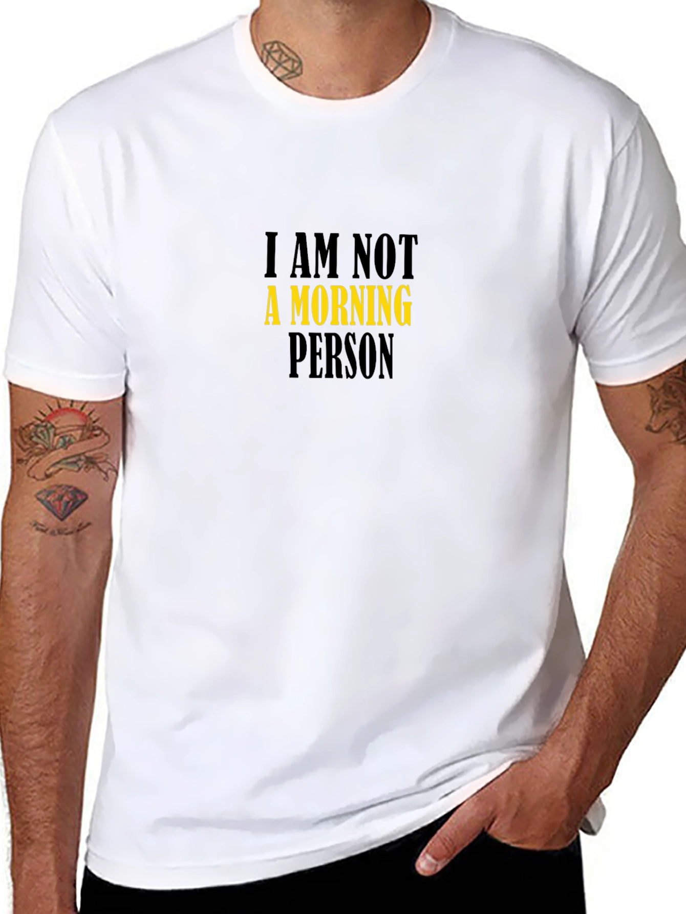 I Am Not A Morning Person Graphic T-Shirt