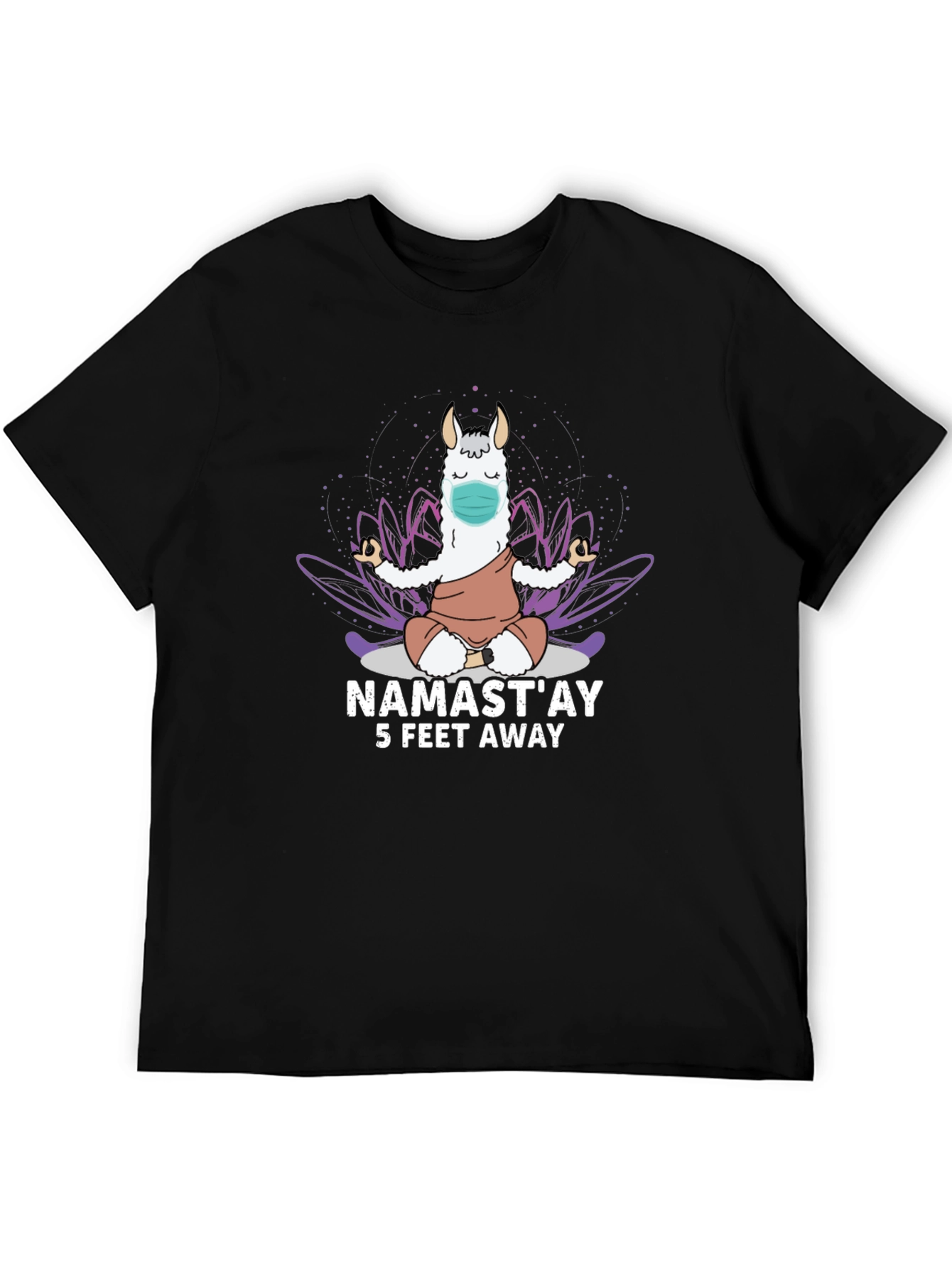 Namastay 5 Feet Away Graphic T-Shirt