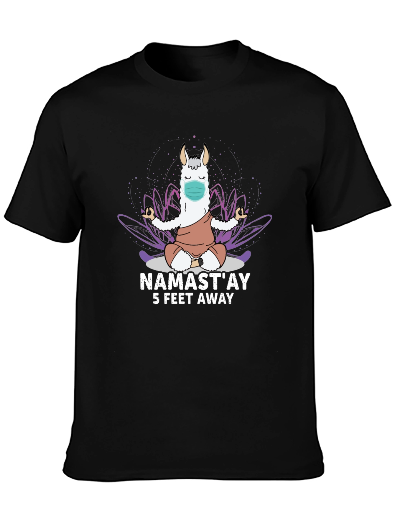 Namastay 5 Feet Away Graphic T-Shirt