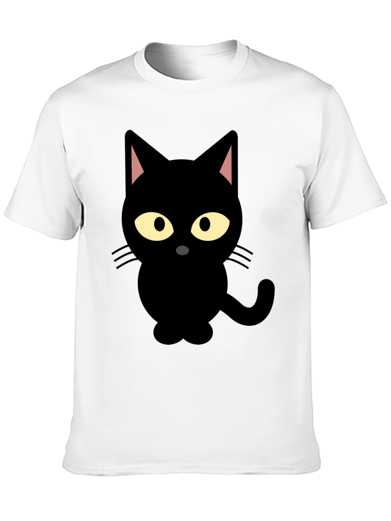 Black Cat Graphic Tee - Cute & Stylish