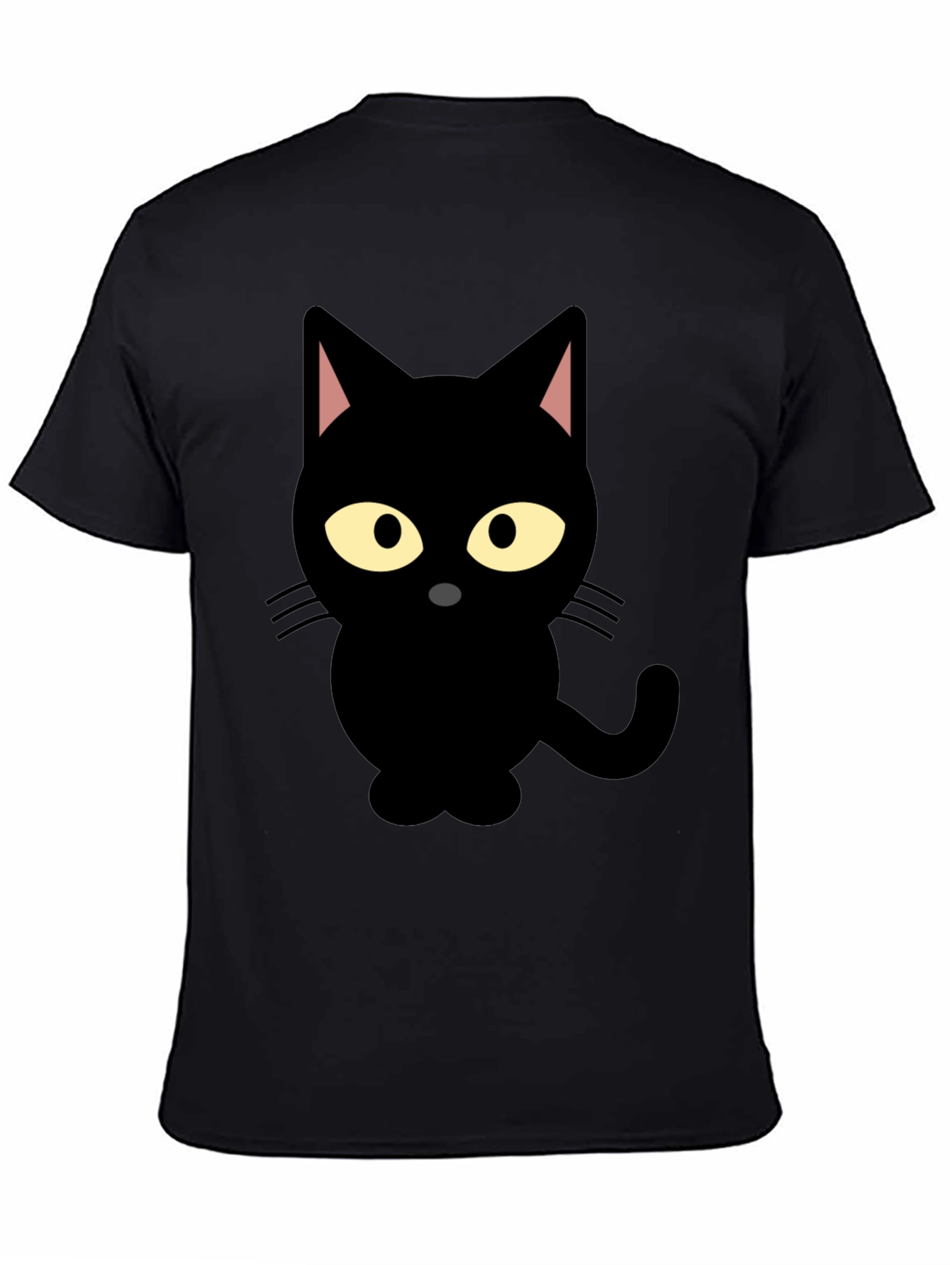 Black Cat Graphic Tee - Cute & Stylish