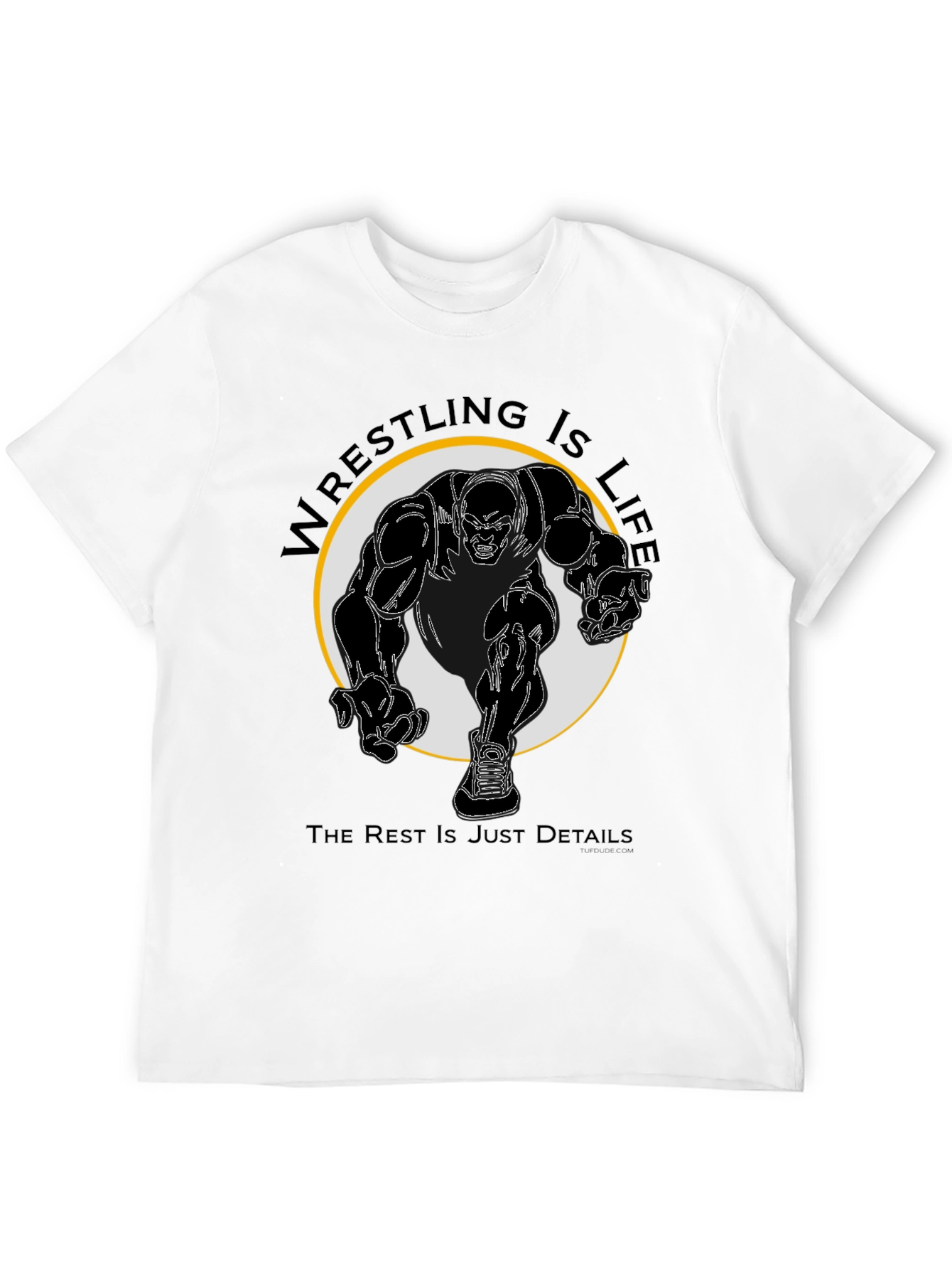 Wrestling Is Life Black T-Shirt