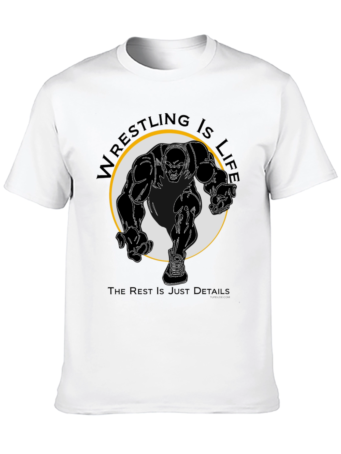 Wrestling Is Life Black T-Shirt