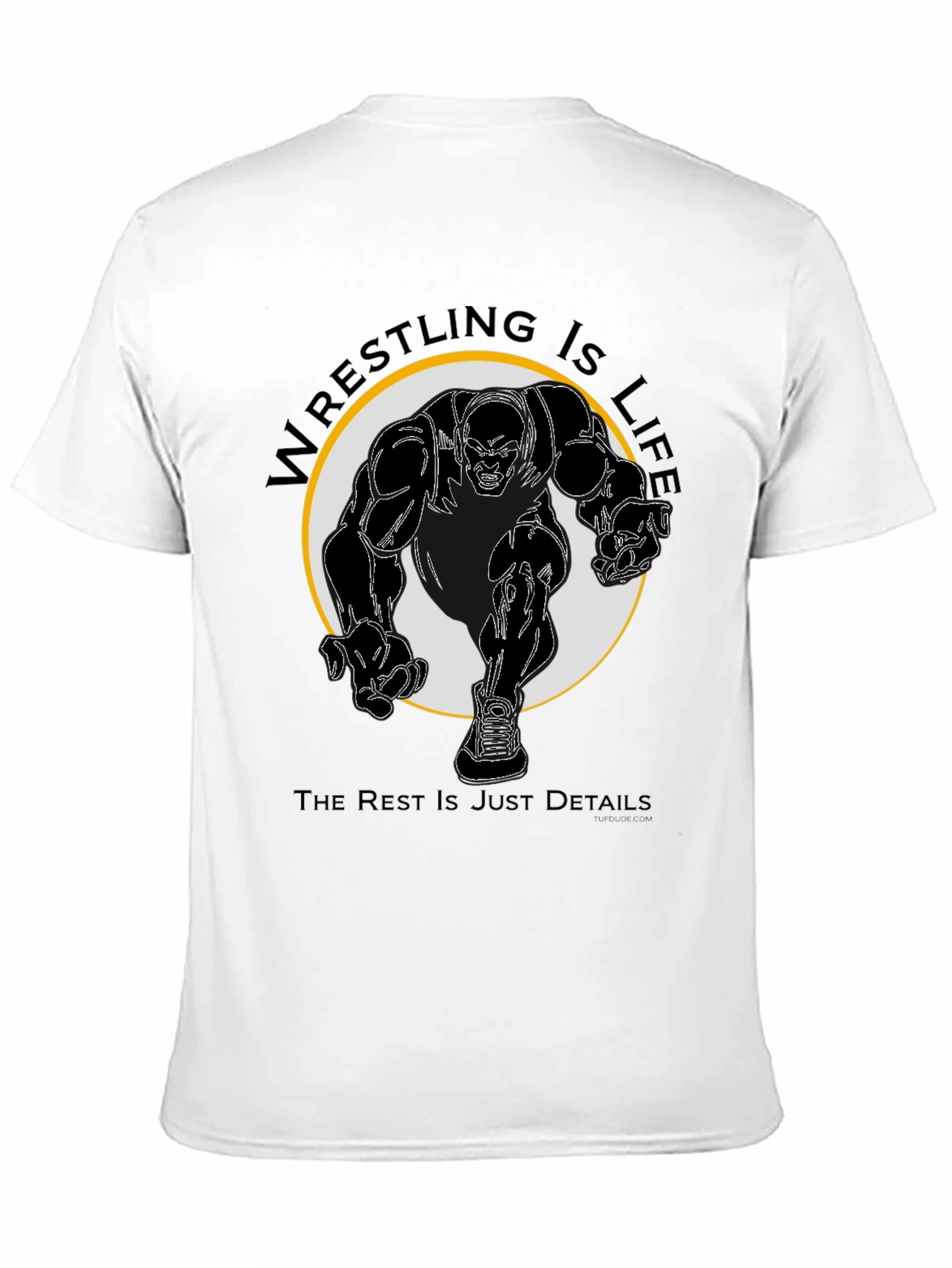 Wrestling Is Life Black T-Shirt