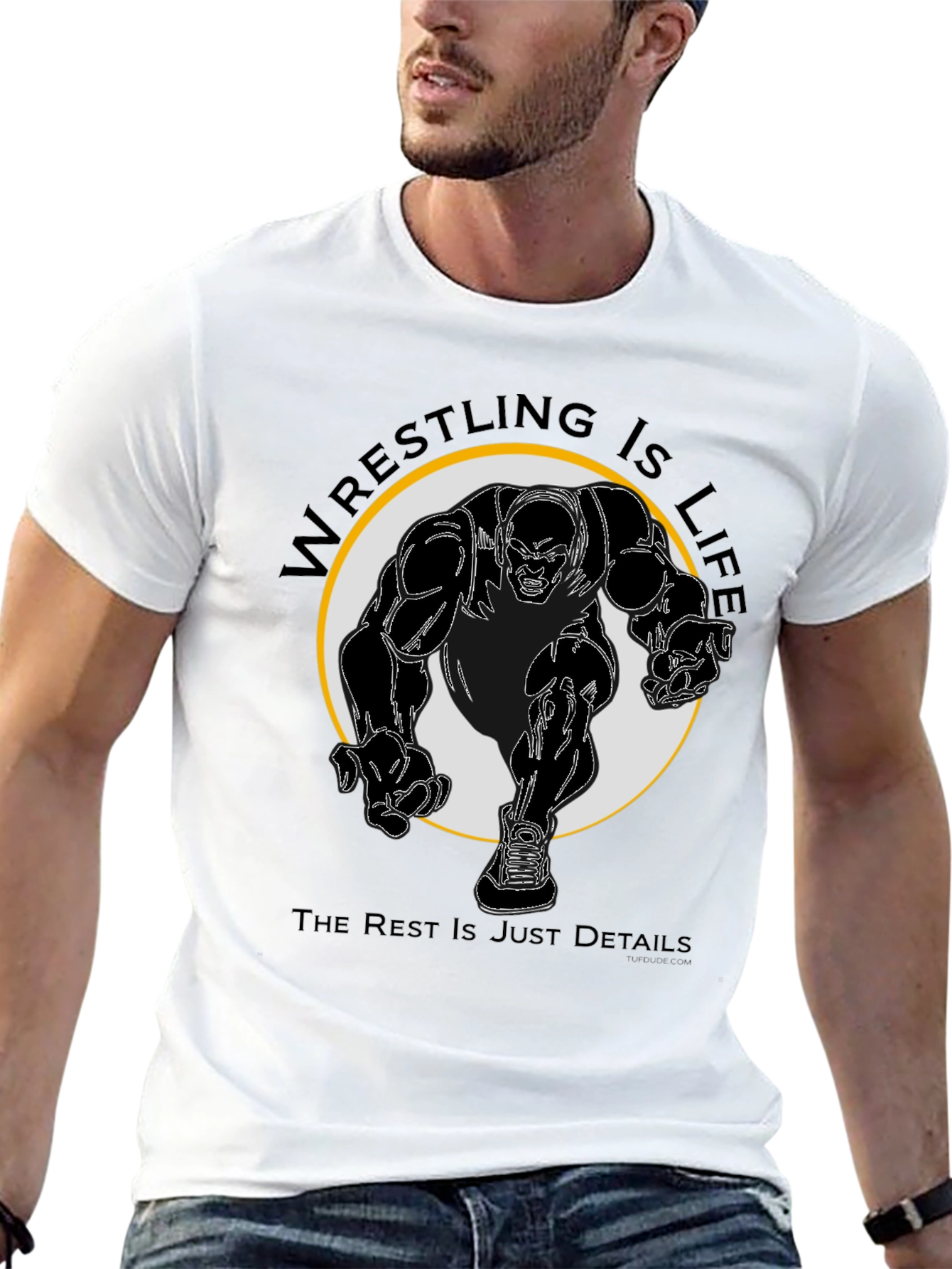 Wrestling Is Life Black T-Shirt
