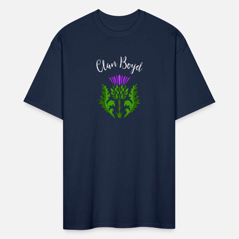 Clan Boyd Surname Thistle Flower Scottish Clan