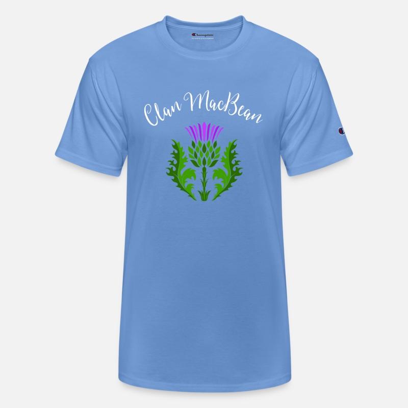 Clan MacBean Surname Thistle Flower Scottish Clan