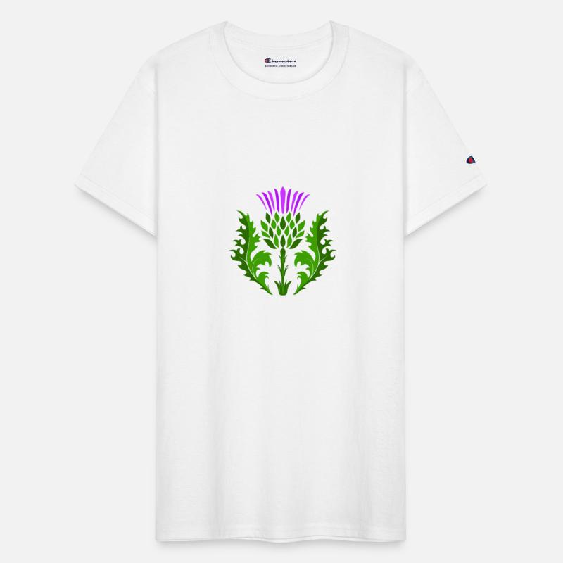 Clan MacBean Surname Thistle Flower Scottish Clan
