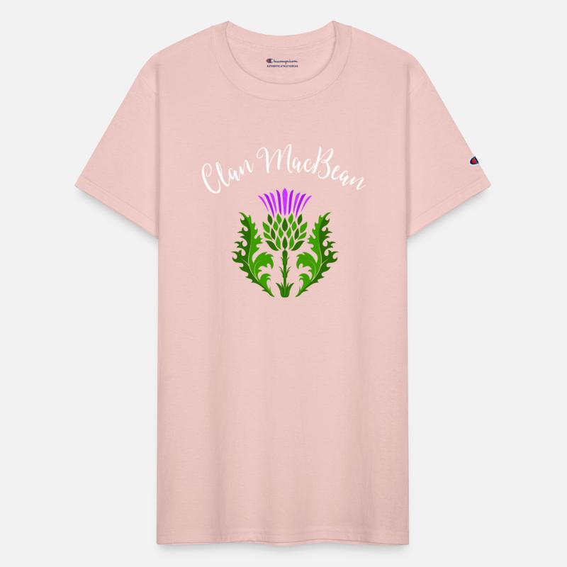 Clan MacBean Surname Thistle Flower Scottish Clan