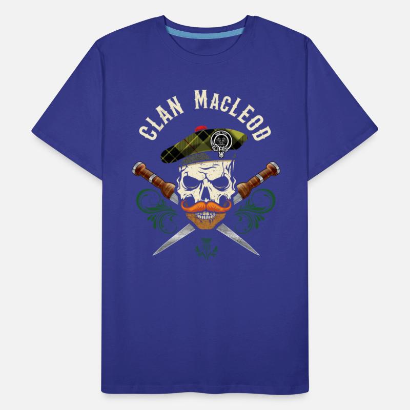 Clan MacLeod Scottish Skull Crest Badge Dirk