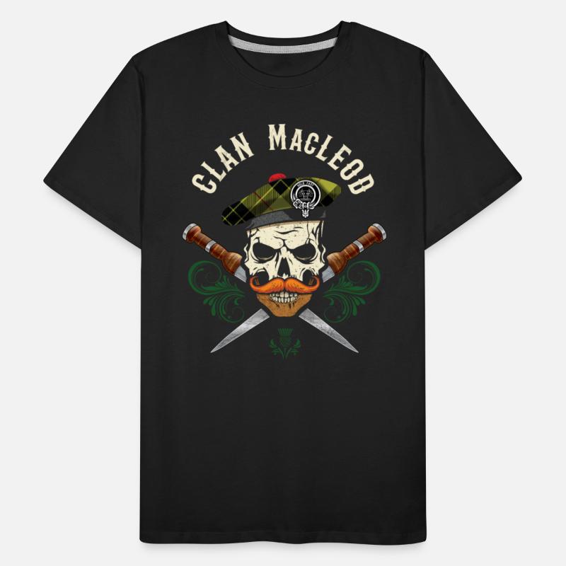 Clan MacLeod Scottish Skull Crest Badge Dirk