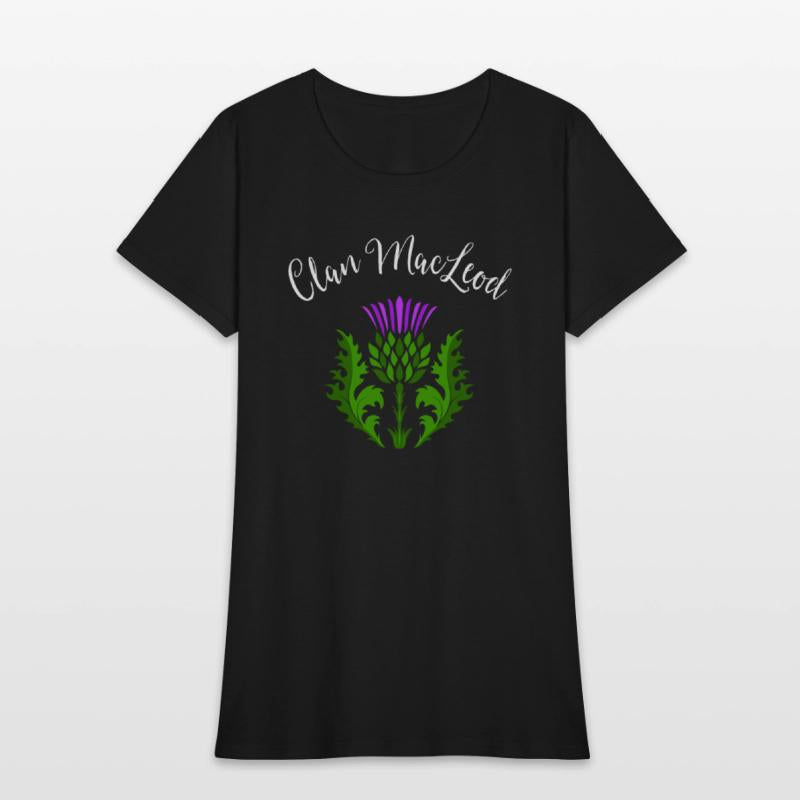 Clan MacLeod Surname Thistle Flower Scottish Clan