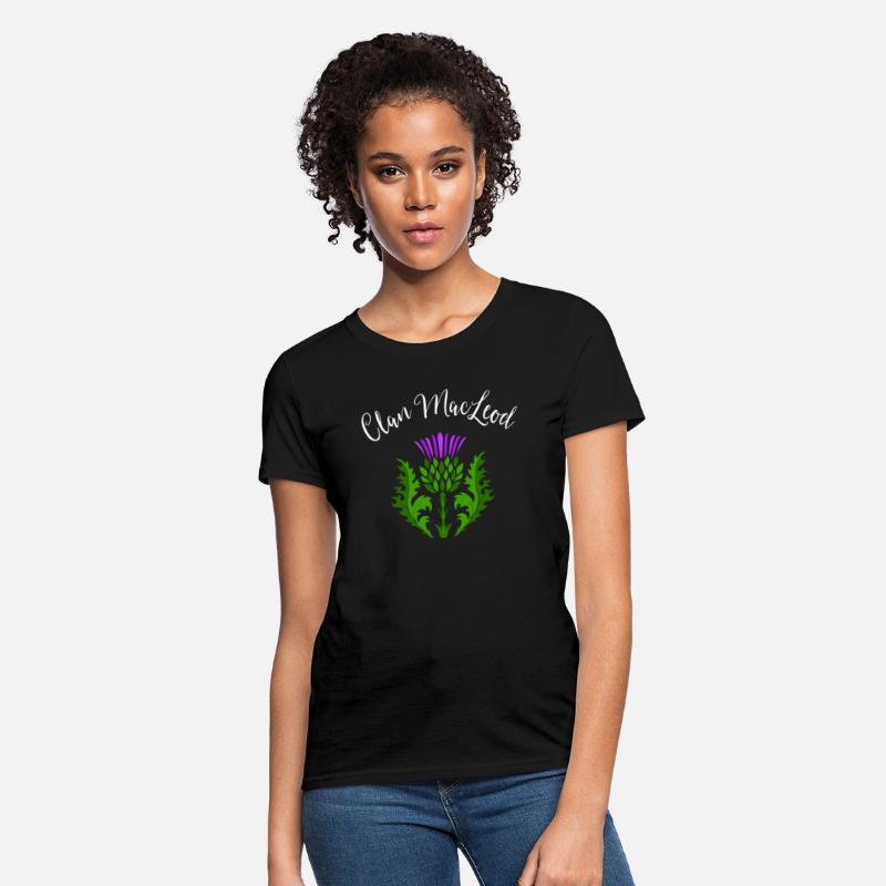 Clan MacLeod Surname Thistle Flower Scottish Clan
