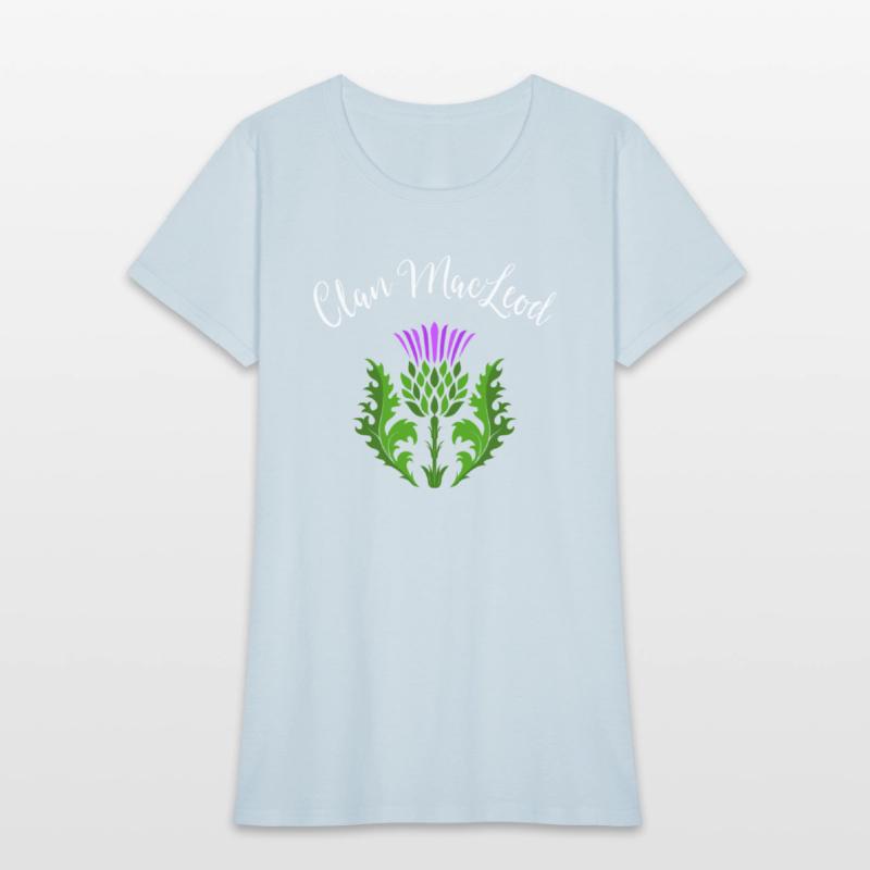 Clan MacLeod Surname Thistle Flower Scottish Clan
