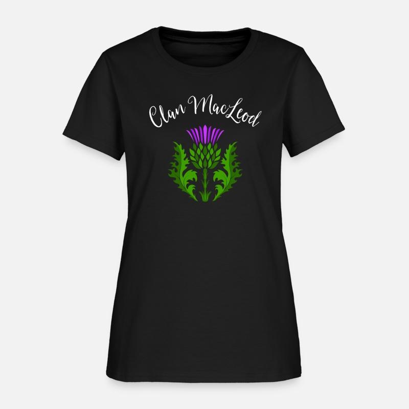 Clan MacLeod Surname Thistle Flower Scottish Clan
