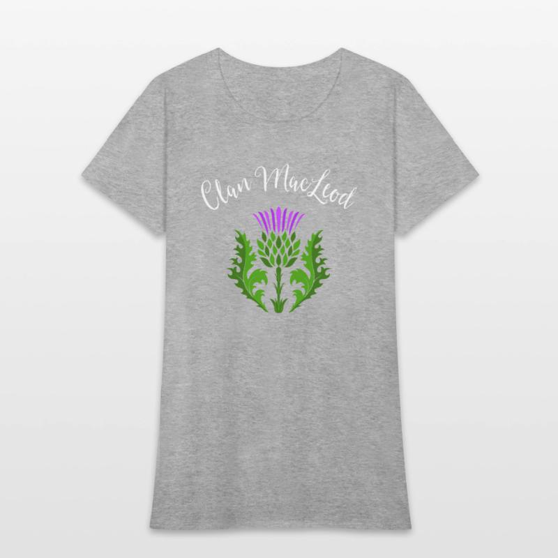 Clan MacLeod Surname Thistle Flower Scottish Clan