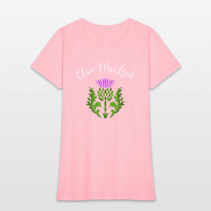 Clan MacLeod Surname Thistle Flower Scottish Clan