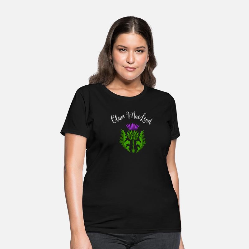 Clan MacLeod Surname Thistle Flower Scottish Clan