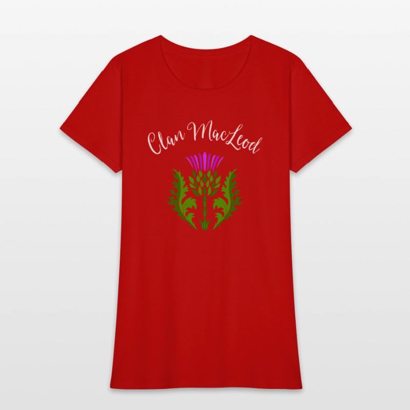 Clan MacLeod Surname Thistle Flower Scottish Clan