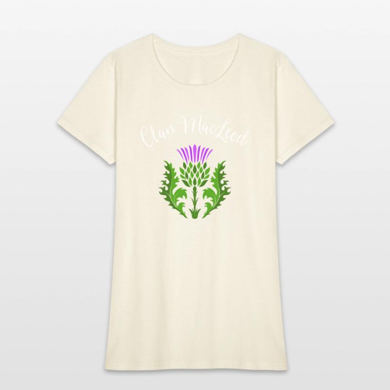 Clan MacLeod Surname Thistle Flower Scottish Clan
