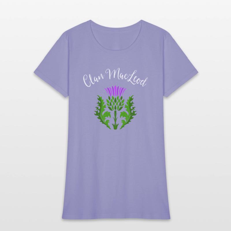 Clan MacLeod Surname Thistle Flower Scottish Clan