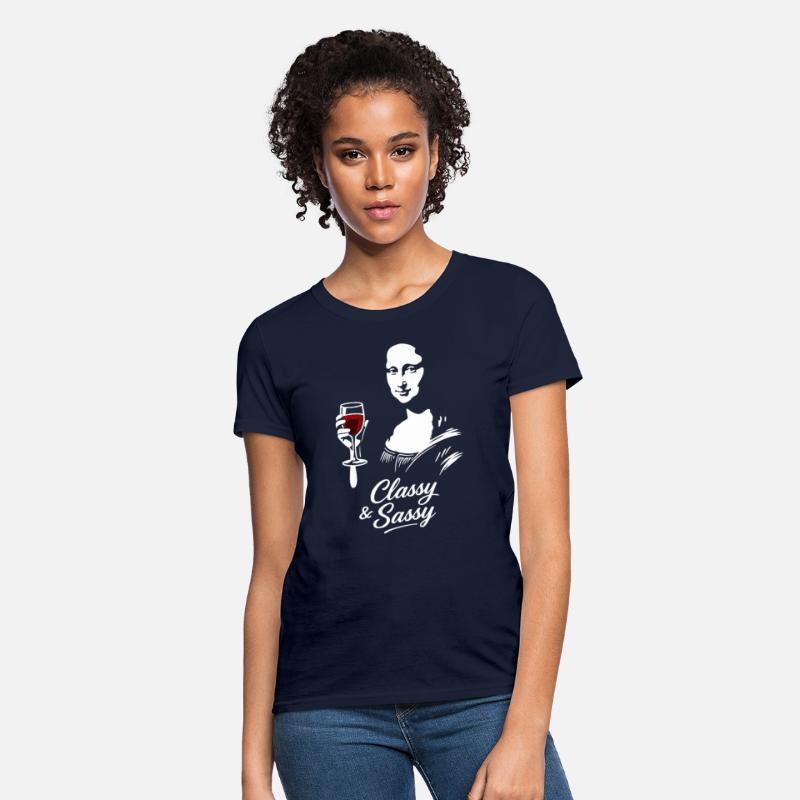 Classy & Sassy Mona Lisa with Red Wine