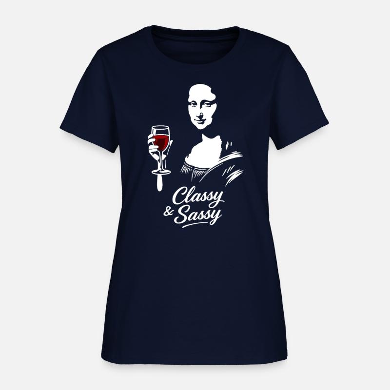 Classy & Sassy Mona Lisa with Red Wine
