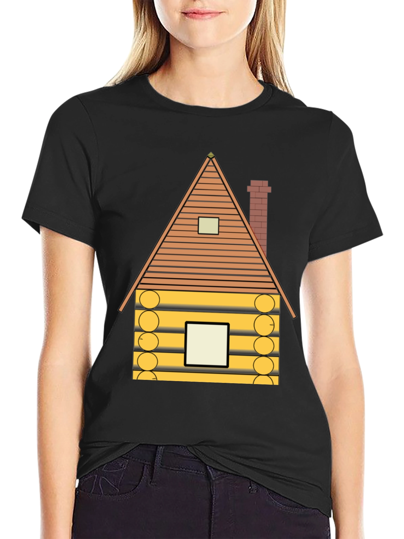 Cabin Graphic T-Shirt - Novelty Design