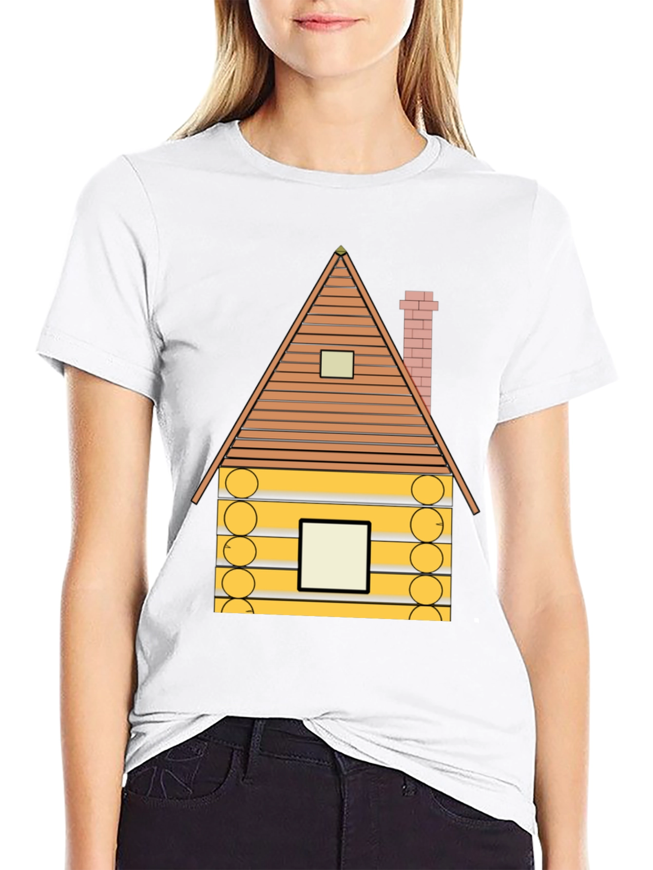 Cabin Graphic T-Shirt - Novelty Design