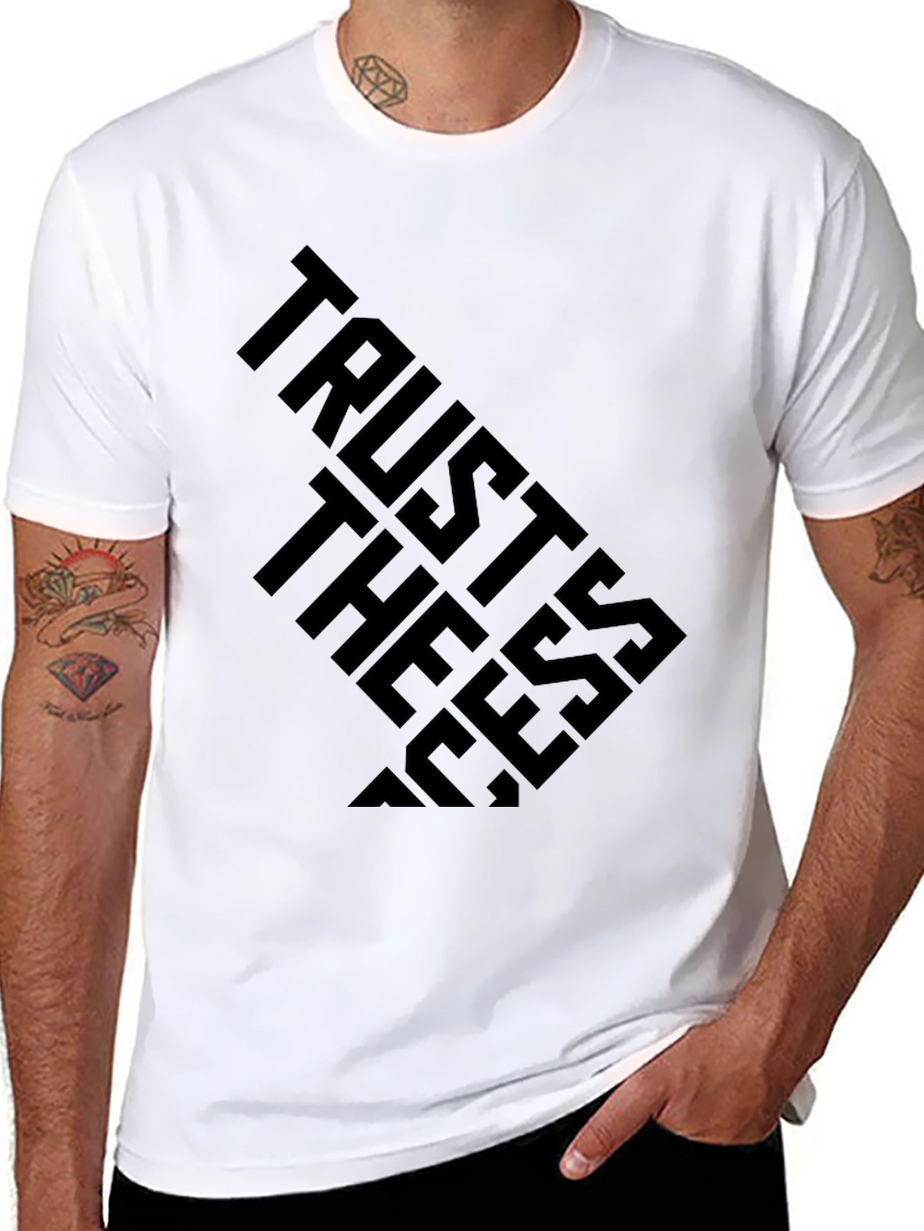Trust the Process Black T-Shirt