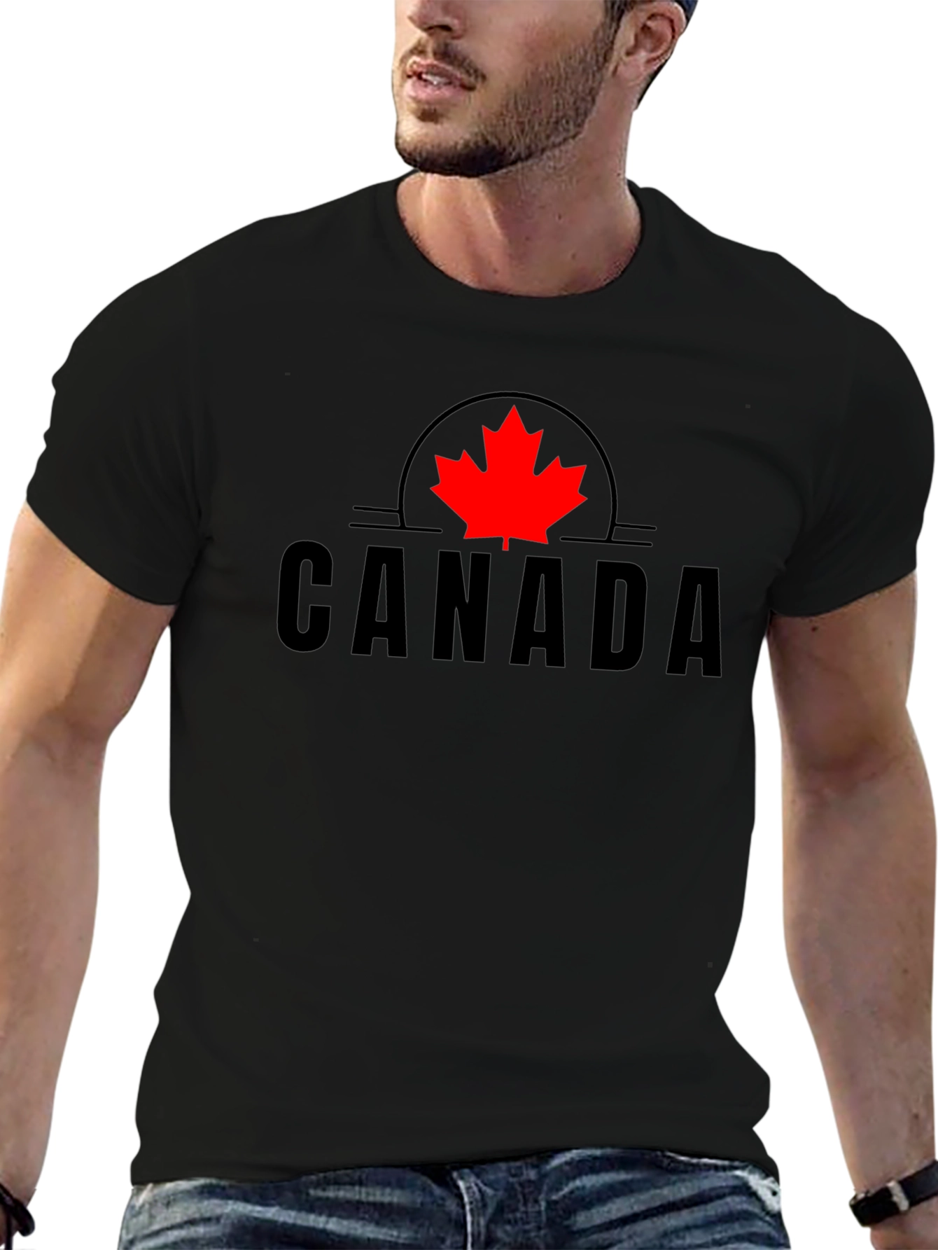 Canada Maple Leaf T-Shirt - Black