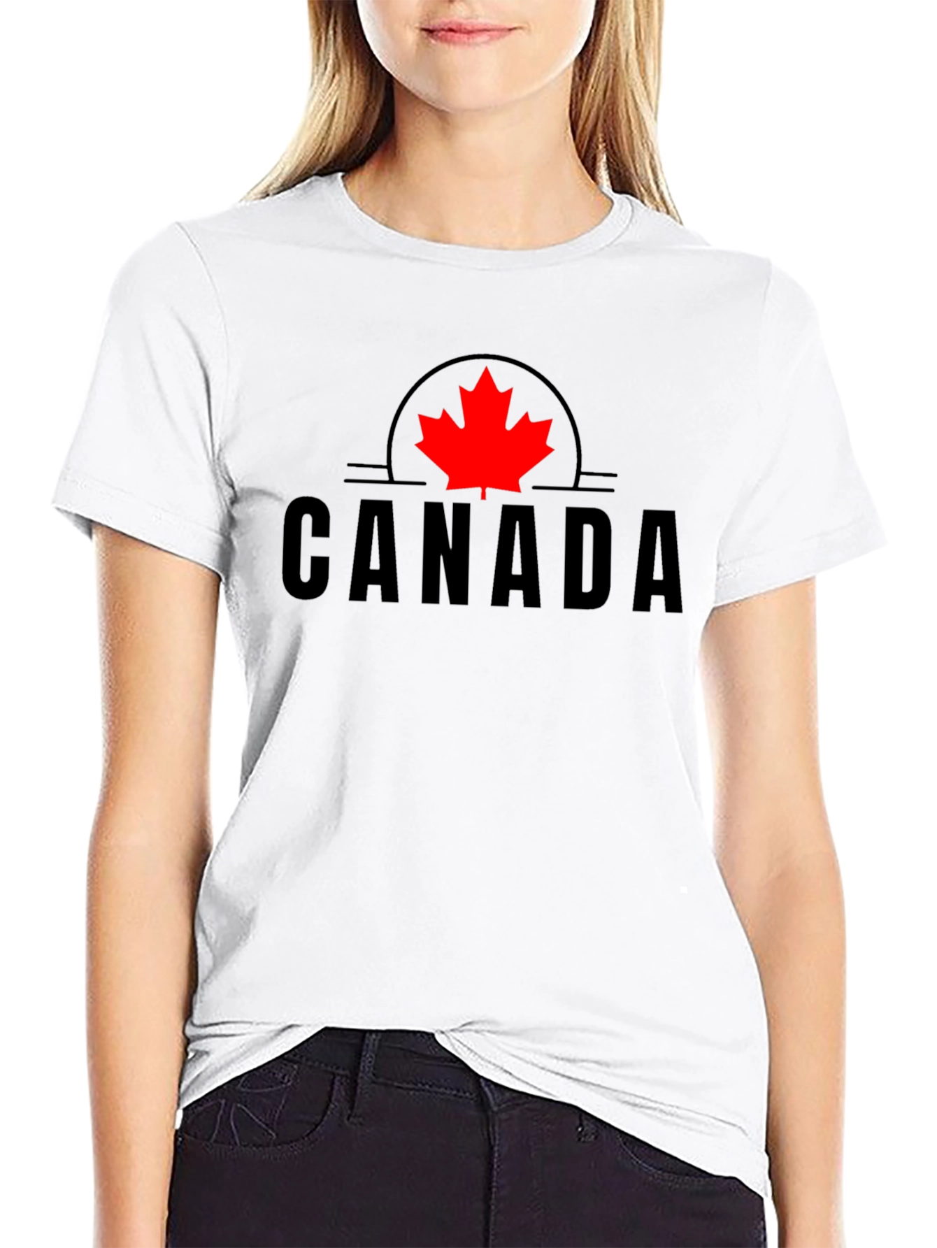 Canada Maple Leaf T-Shirt - Black