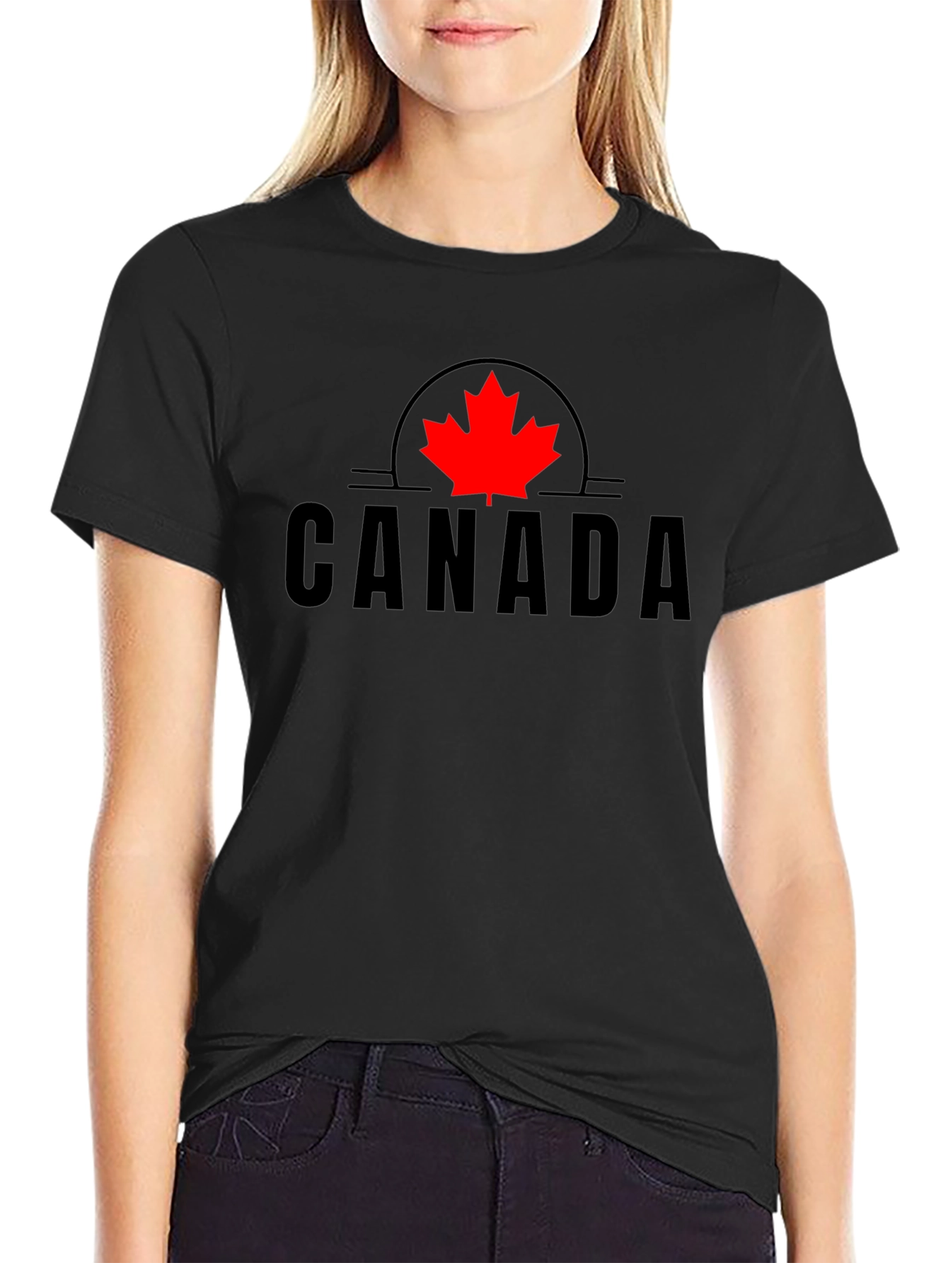 Canada Maple Leaf T-Shirt - Black