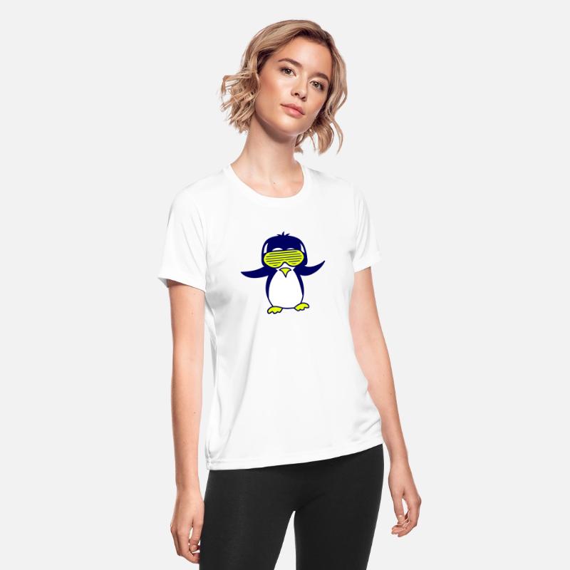 Cool Funny DJ Penguin Bird Animal Music Club Party