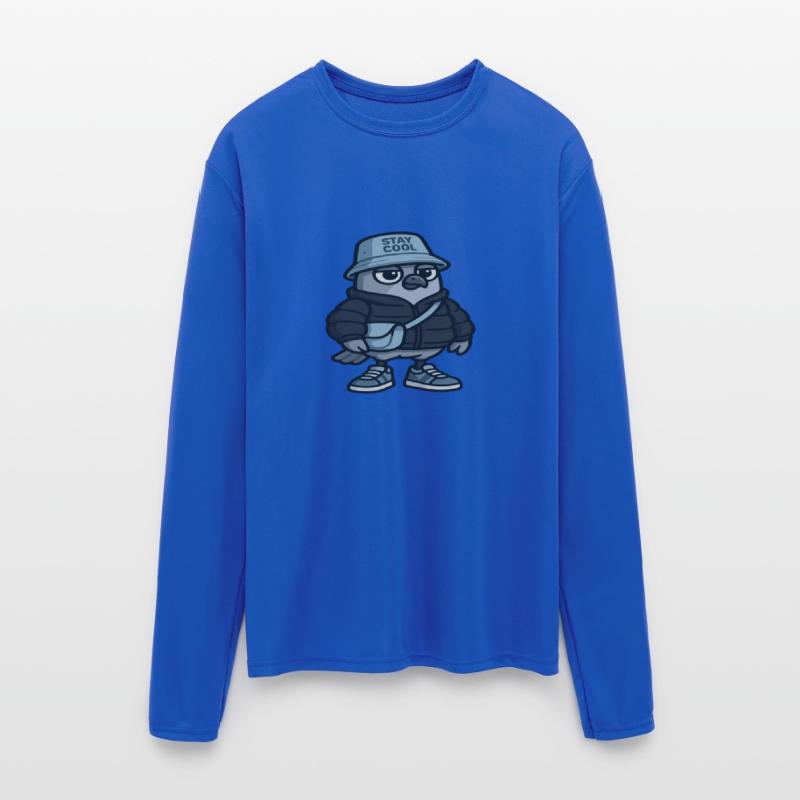 Cool Pigeon in Streetwear | Urban Cartoon Bird