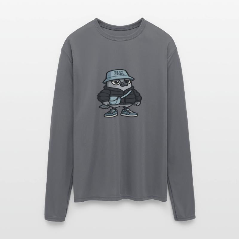 Cool Pigeon in Streetwear | Urban Cartoon Bird