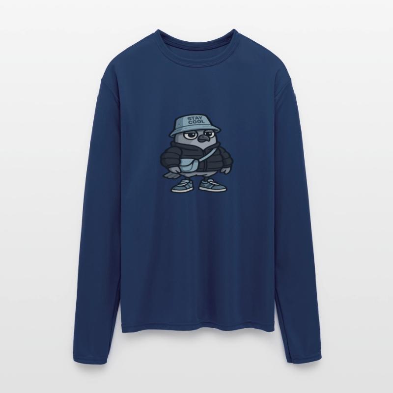 Cool Pigeon in Streetwear | Urban Cartoon Bird