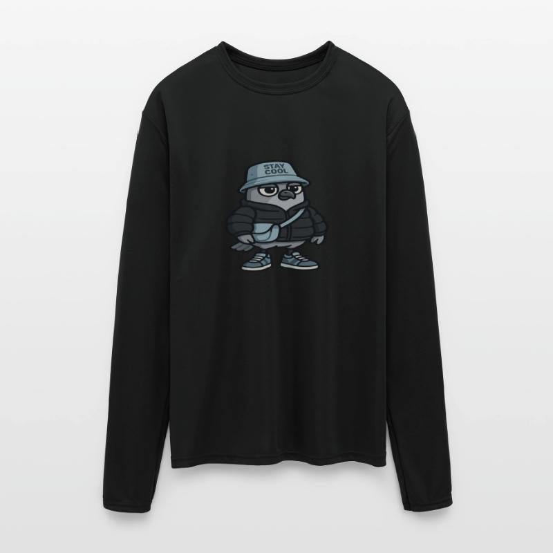 Cool Pigeon in Streetwear | Urban Cartoon Bird