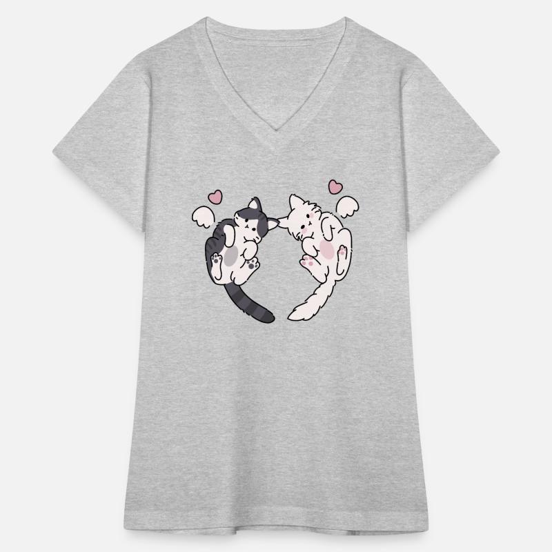 Couple cupid cats