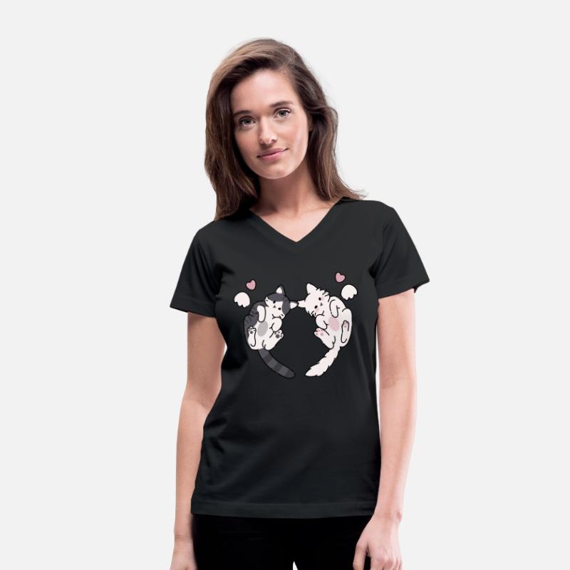 Couple cupid cats