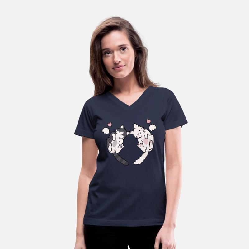 Couple cupid cats