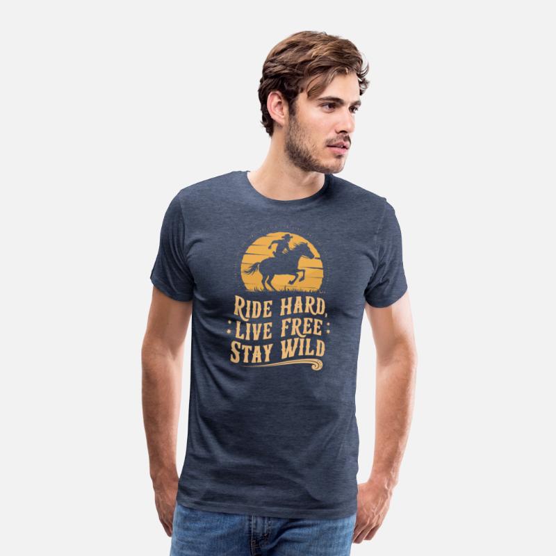 Cowboy Lifestyle Western Theme with Horses and