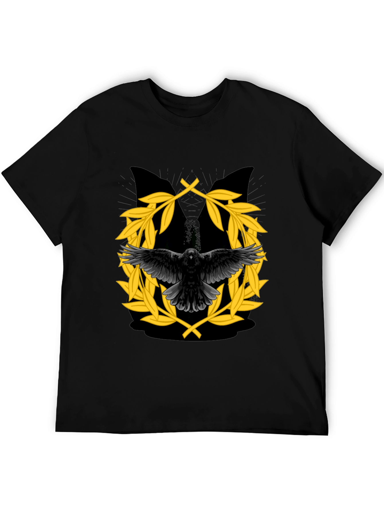 Raven & Laurel Wreath Graphic T-Shirt