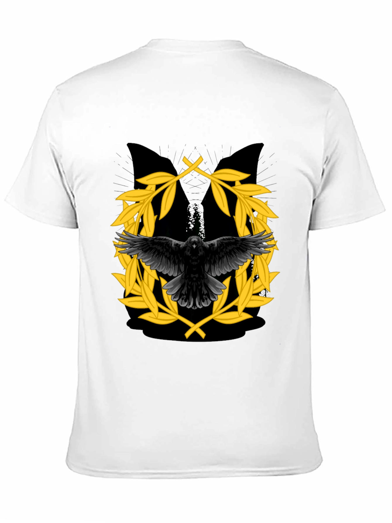 Raven & Laurel Wreath Graphic T-Shirt