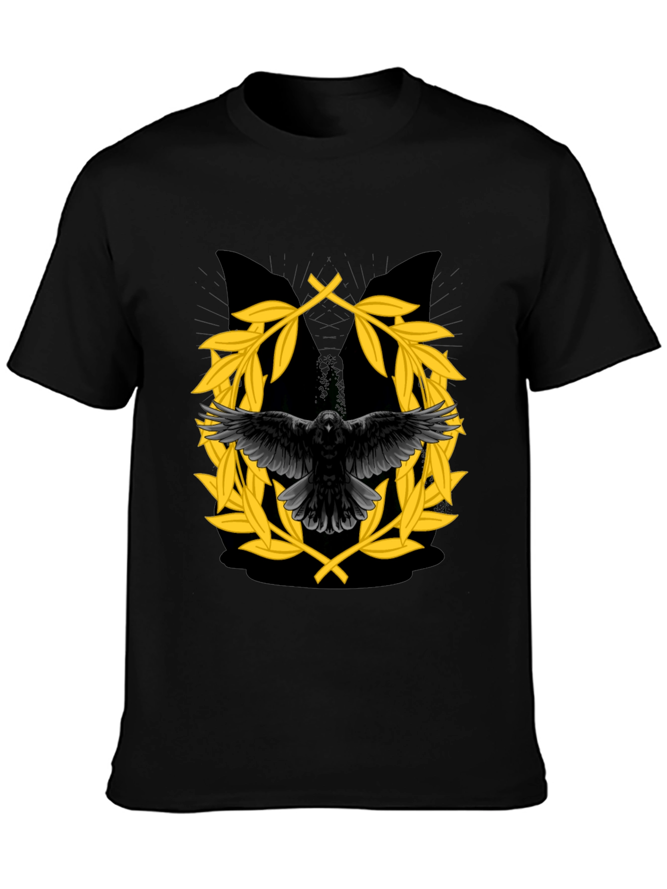 Raven & Laurel Wreath Graphic T-Shirt