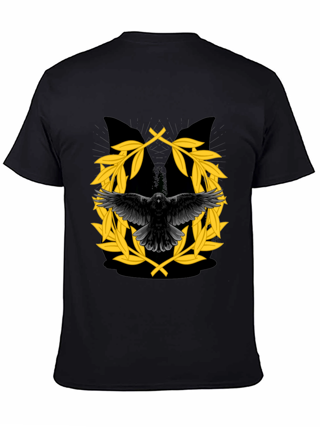 Raven & Laurel Wreath Graphic T-Shirt