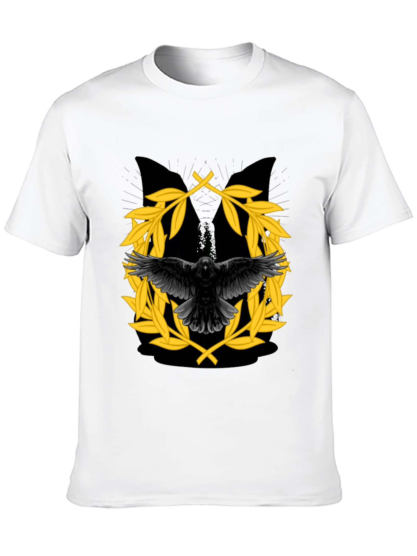 Raven & Laurel Wreath Graphic T-Shirt