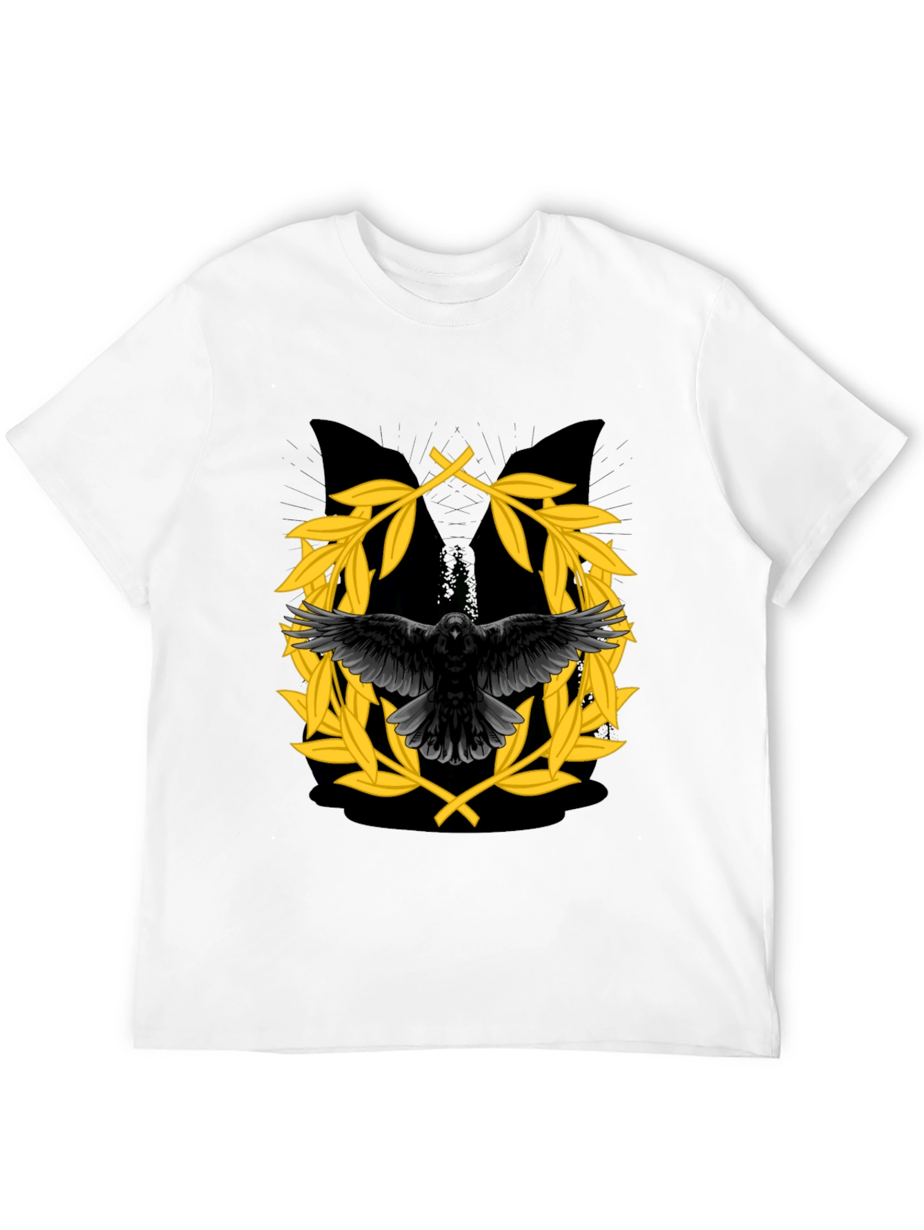 Raven & Laurel Wreath Graphic T-Shirt
